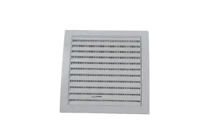 Grille d’aération PVC blanche 190 x 190 mm à encastrer et visser – Autogyre
