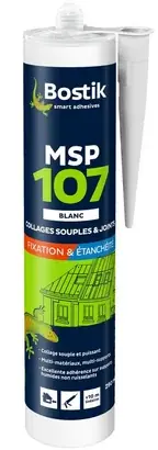 MASTIC POLYMERE MSP 107 BLANC 290 ML