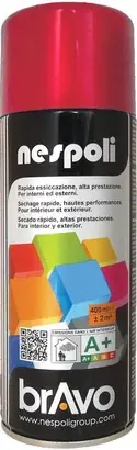 Peinture aérosol professionnelle – Rouge Feu – Bombe de 400ML