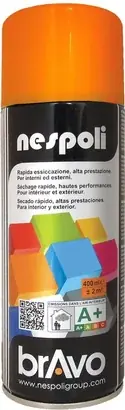 Peinture aérosol professionnelle – Orange Pastel – Bombe de 400ML