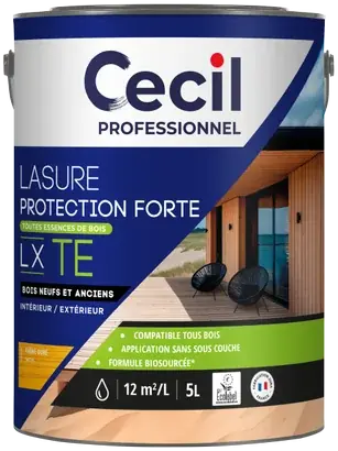 Lasure LX TE – Chêne doré – 5L