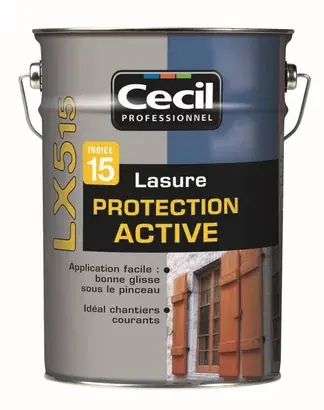 Lasure Protection Active LX515 – Chêne Ancien – Pot de 5L