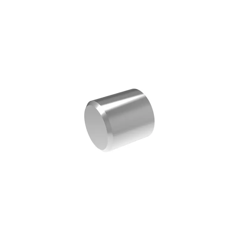 Embout d'extrémité inox 304 poli Ø18mm pour tige Ø16mm