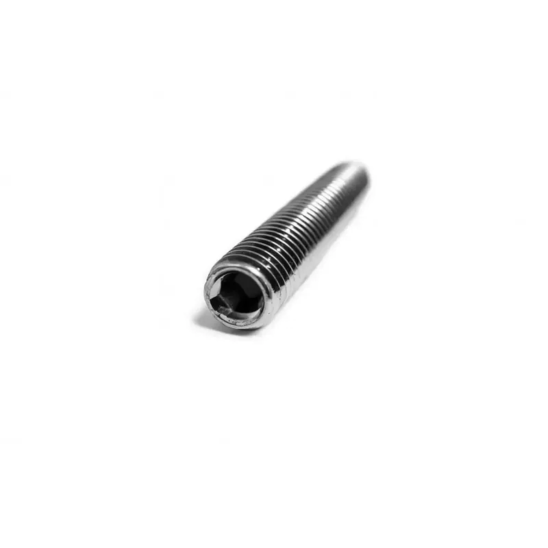 Vis sans tête à six pans creux - STHC - DIN 915 - M 10 x 35 - Bout Téton - Acier 45H zingué
