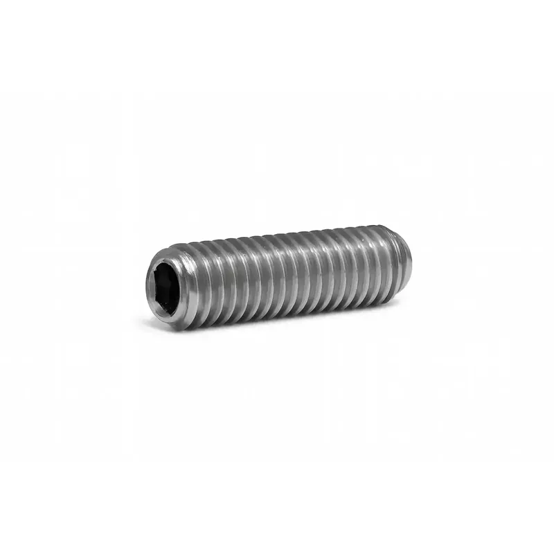 Vis sans tête à six pans creux - STHC - DIN 916 - M 10 x 40 - Bout cuvette - Acier 45H zingué