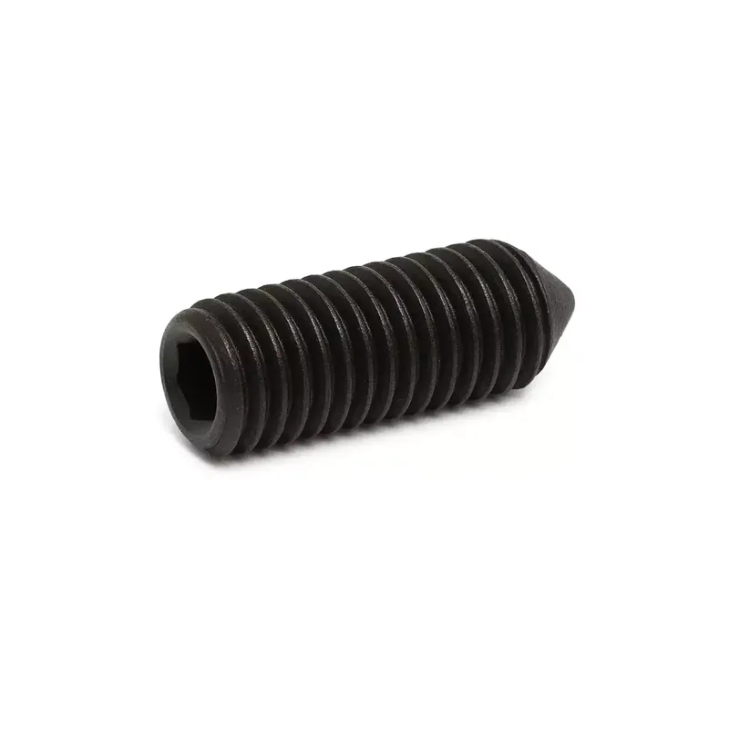 Vis sans tête à six pans creux - STHC - DIN 914 - M 14 x 25 - Bout pointeau - Acier 45H brut