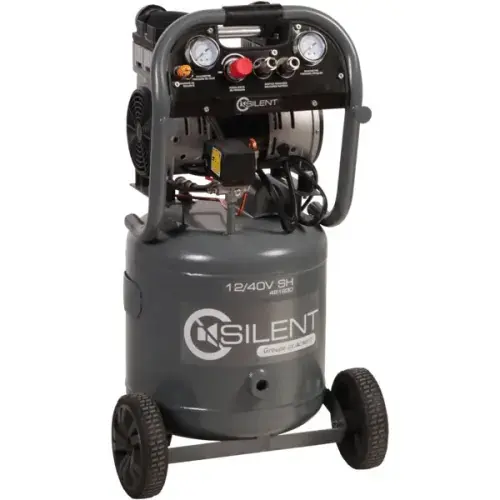 Compresseur mobile silencieux 40L – 8 m³/h