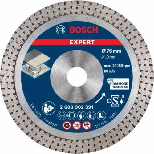 Disque à tronçonner diamanté EXPERT HARD CERAMIC