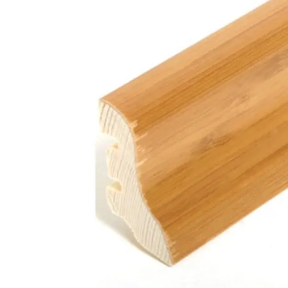 Plinthe "Potsdam" placage en bois 20 x 40 x 2500 mm Bambou Plinthe moderne PROVISTON