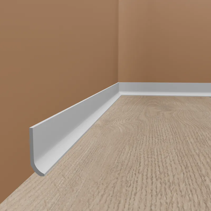 PROVISTON Plinthe électrique « RT011P » en PS PolyForce | 40 x 135 x 2000 mm | Satin Blanc Cache fils
