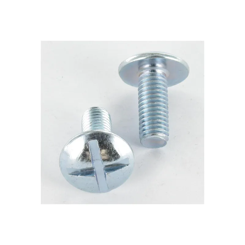 1 x Vis Poelier Fendue En Croix M8X60 Acier zingué