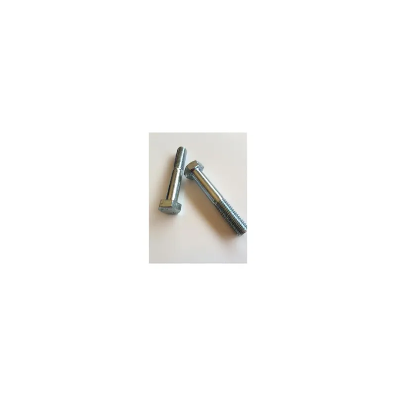 1 x Corps de boulon filetage partiel Tête hexagonale TH M20X70 Pas fin Pas de 150 Acier zingué