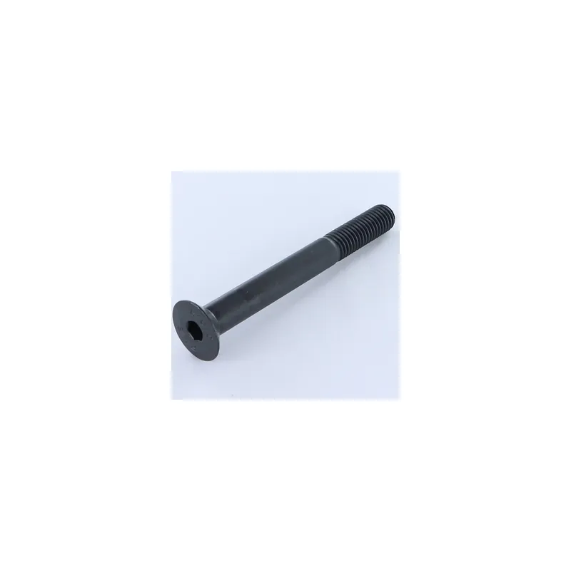 1 x Vis métaux FHC tête fraisée empreinte hexagonale creuse M5X100 Filetée sur 16 Classe 10.9 Clé de 3 HC3 Acier brut