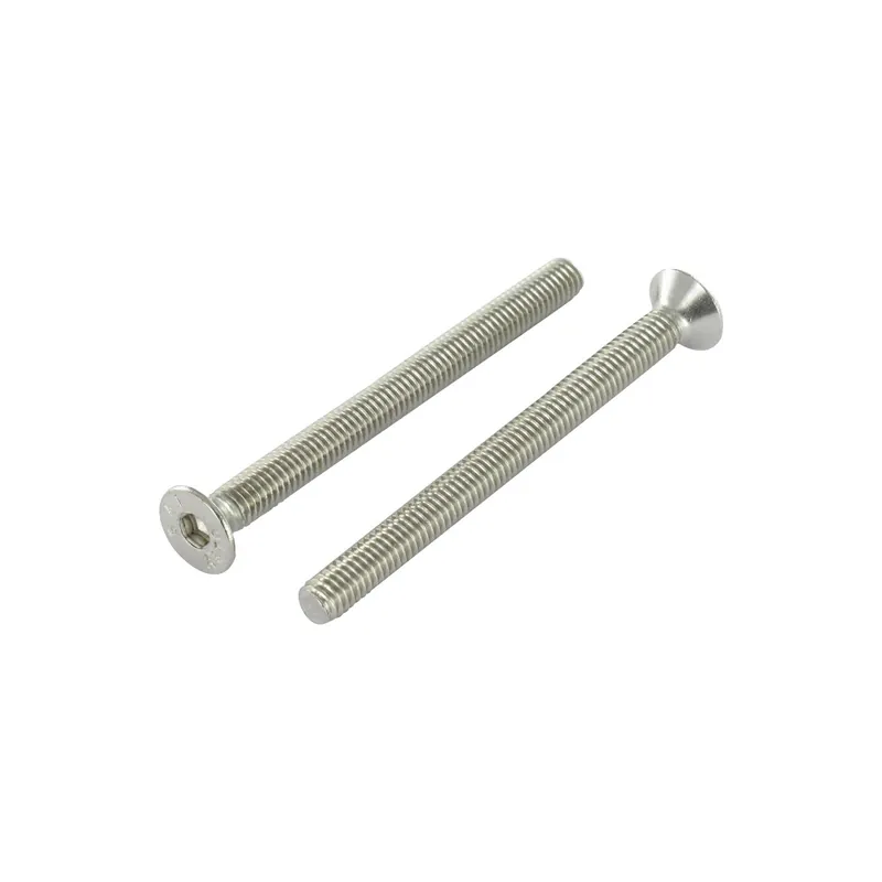 1 x Vis métaux FHC tête fraisée empreinte hexagonale creuse Clé de 8 HC8 M12X40 Filetage total Inox A4