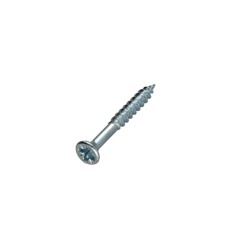 1 x VBA3 Tête fraisée Pozi 3.5X35 Filetage partiel Acier zingué