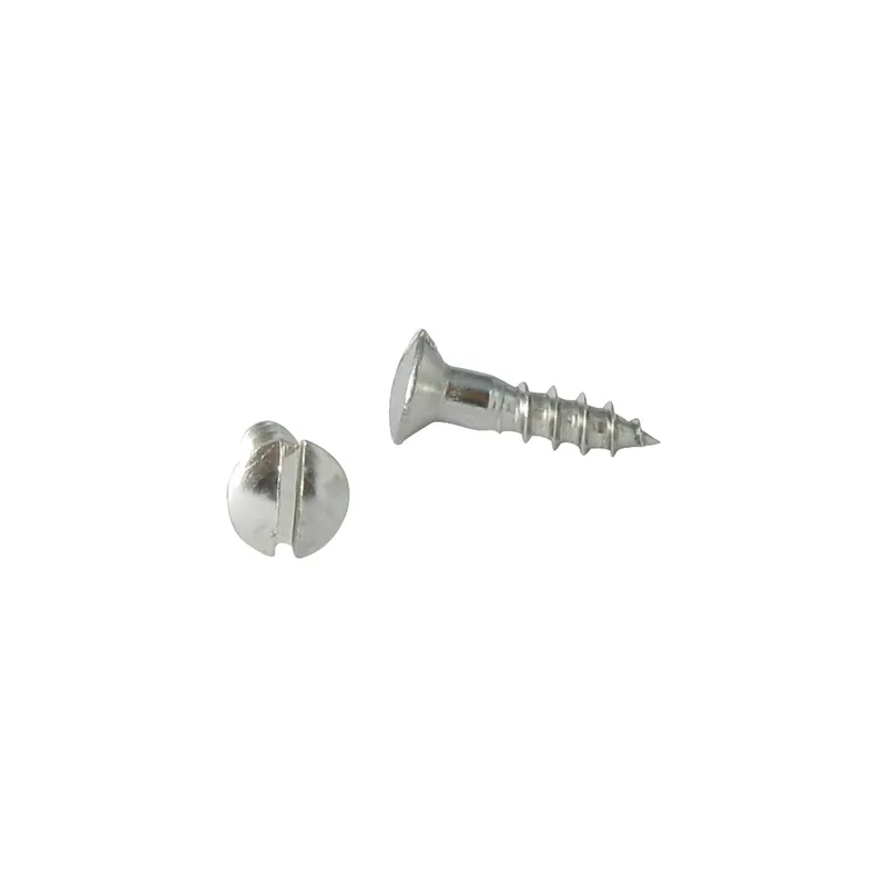 1 x Vis bois Inox A2 Tête fraisée bombée TFB Fendue 3.5X25