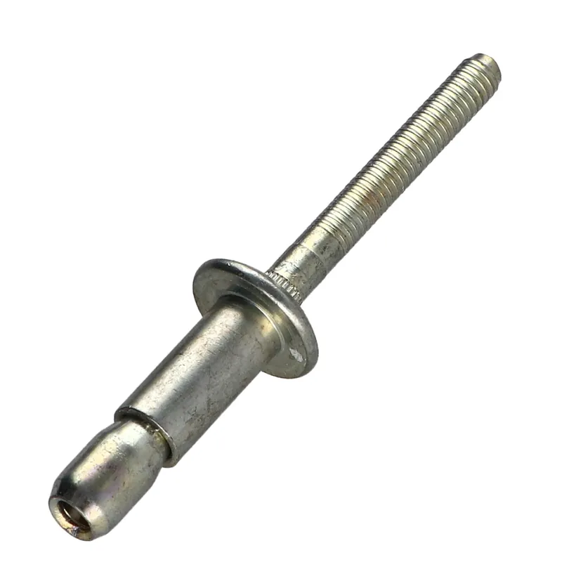 1 x Rivet MEGAGRIP Tout Acier brut 6.6X20.5 Tête plate