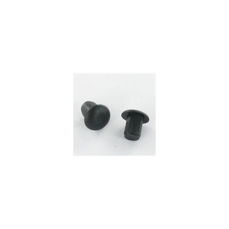 1 x Bouchon Diamètre du corps 7 Diamètre de tête: 10 Longueur sous tête 3.9 Polyethylène noir