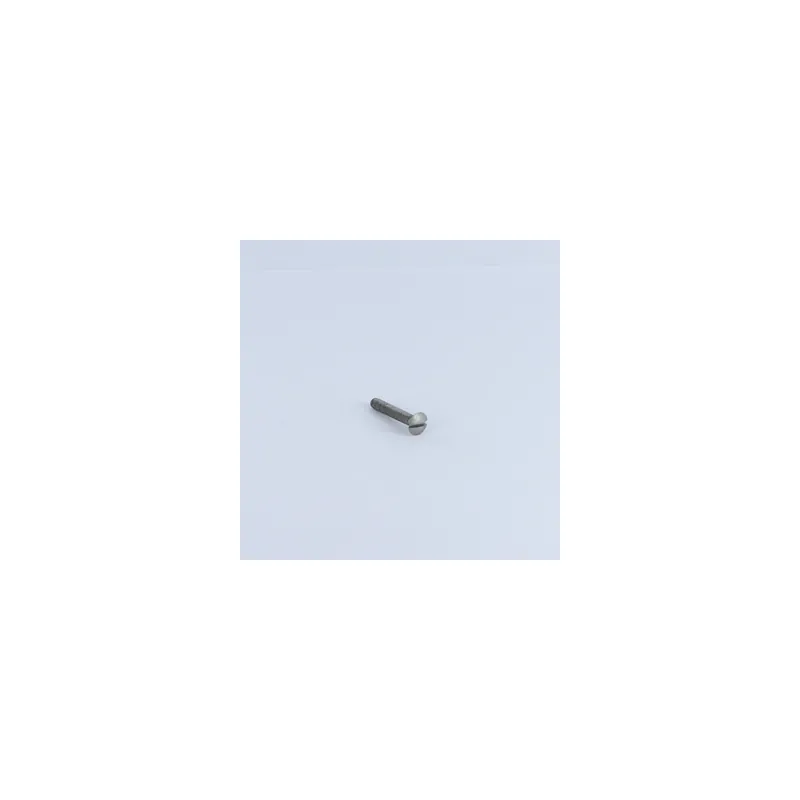 1 x Vis métaux Tête fraisée bombée TFB Fendue M2.5X7 Acier brut microvis