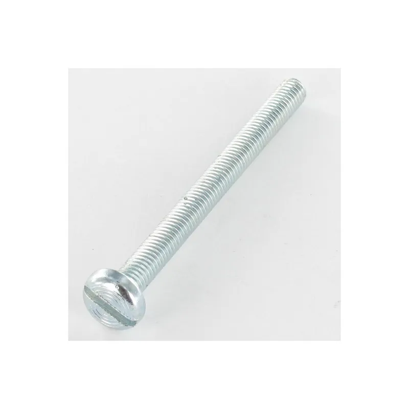 1 x Vis métaux Tête cylindrique large TCL Fendue M2X10 Acier zingué microvis