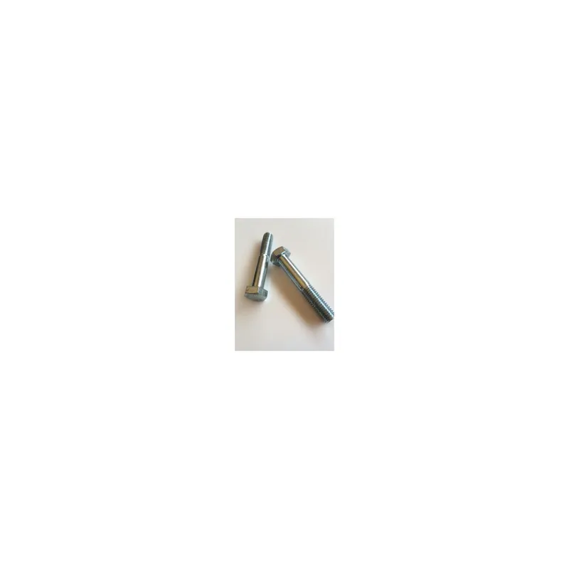 1 x Corps de boulon filetage partiel Tête hexagonale TH M10X40 Classe 10.9 Pas fin Pas de 125 Acier zingué