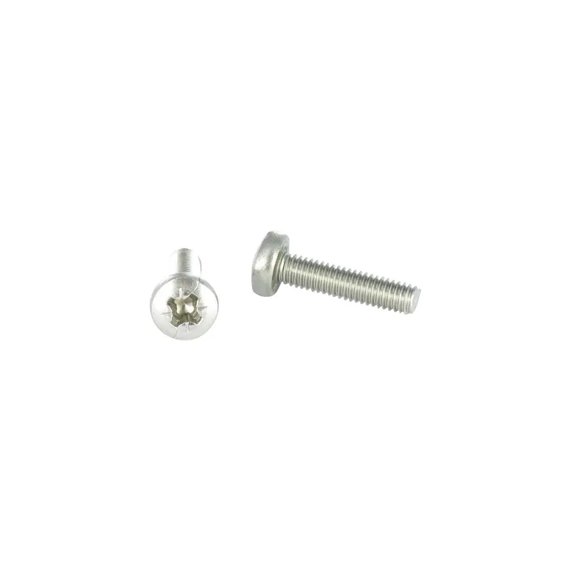 1 x Vis métaux Inox A2 tête cylindrique bombée large Pozi N°1 M2X6 microvis