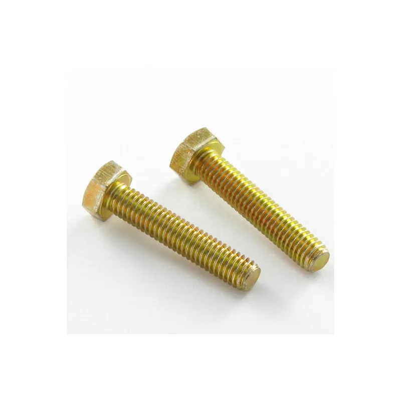 1 x Vis métaux Tête hexagonale TH M8X30 Classe 10.9 Bichromaté 200H