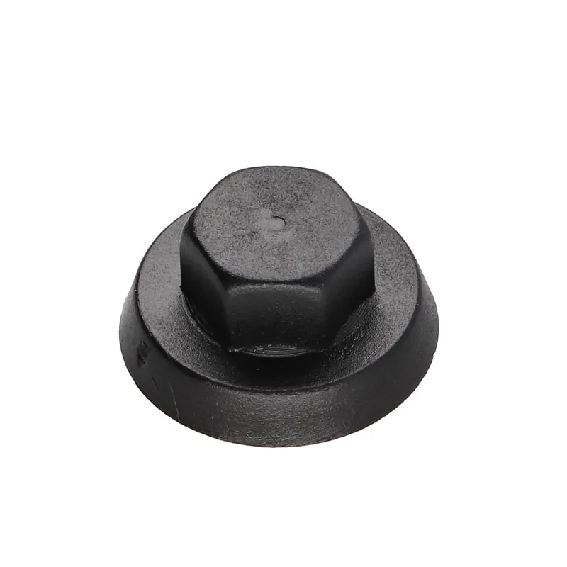 1 x CAP Polyéthylène Vis Diamètre 6.3 Surplat 10 RAL9005 noir foncé
