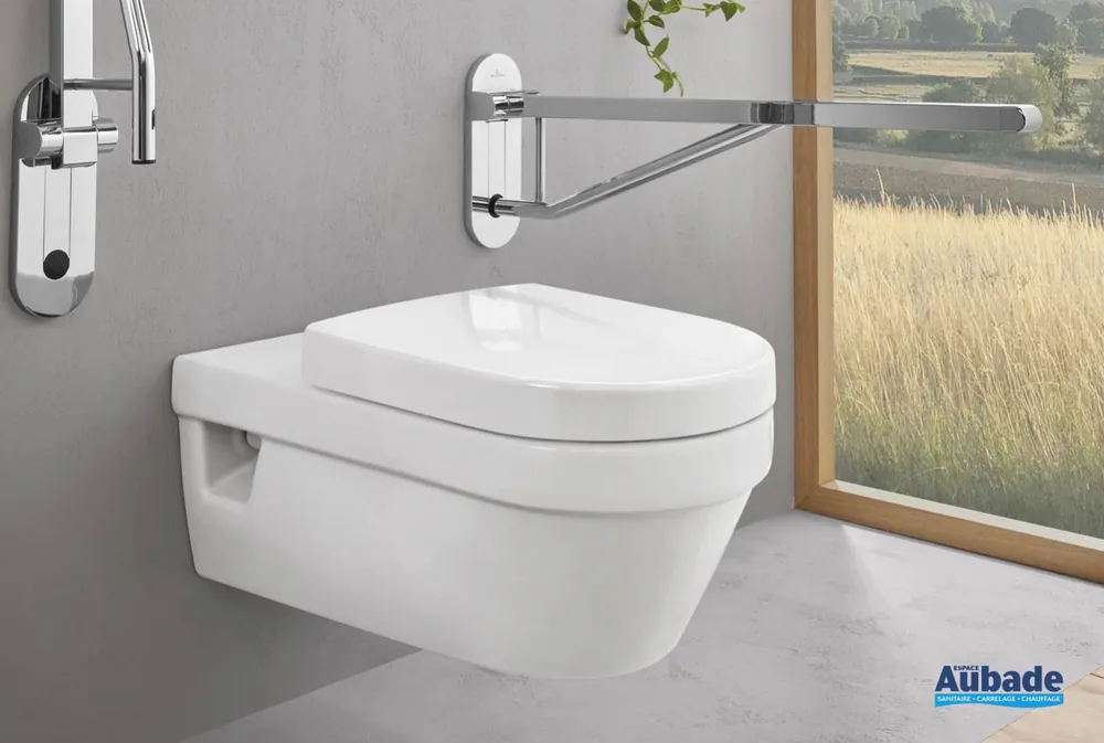 WC PMR Suspendu ViCare de Villeroy & Boch