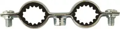 Collier de plomberie double isophonique acier zingué