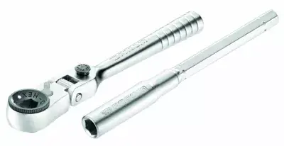 Clé à cliquet porte-embouts tête flexible 180° – FACOM