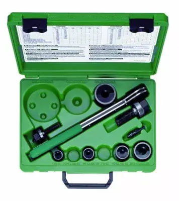 Coffret d’emporte-pièce SLUG-BUSTER® avec clé à cliquet Klauke