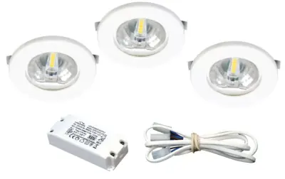 Kit 3 spots blanc S1200