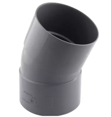 Coude PVC évacuation F/F 30° Fitt