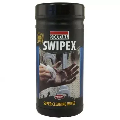 Lingettes nettoyantes SWIPEX | Soudal – 100 lingettes + 10% offert