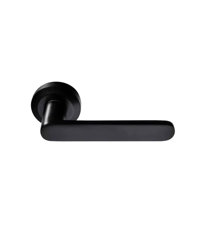 Poignée de porte noire pour bureaux – model Metro