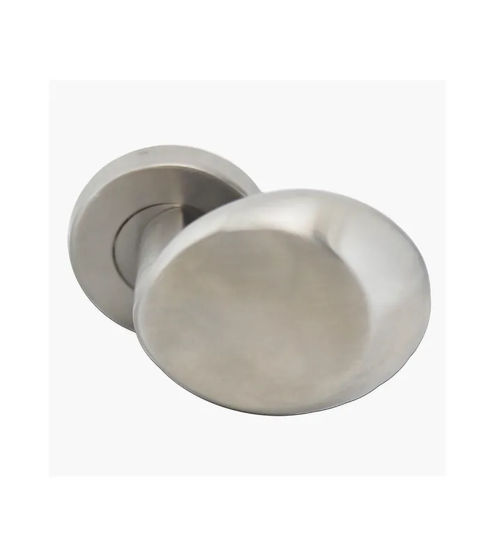 Bouton palière Amande en inox massif