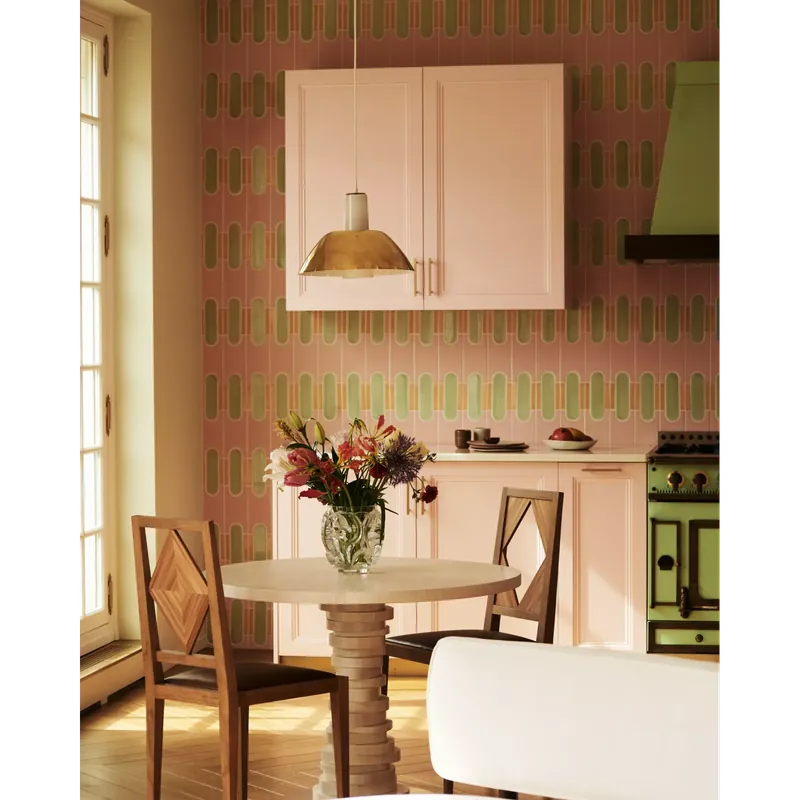 Carrelage mural émaillé artisanal FORNACE BRIONI - TIVOLI - WALL - "Giardino all'italia" par Cristina CELESTINO