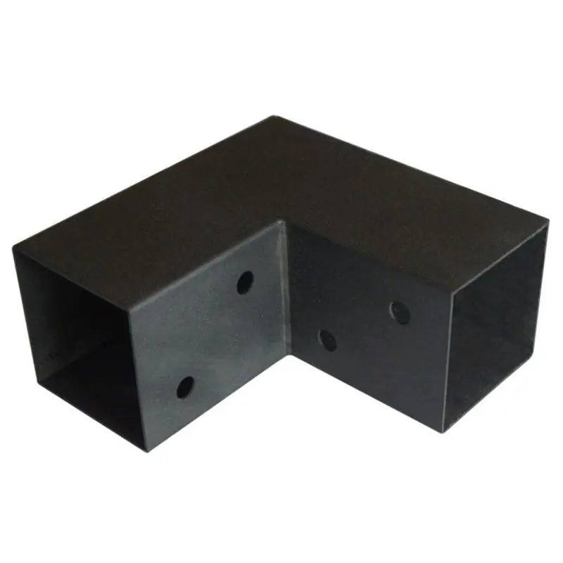 Connecteur express en L - 122x226x224 mm - pour poteaux bois 120x120 mm