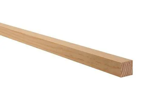 Carrelet en Pin des Landes Sans Noeud 18×18 mm Long. 2,00 m