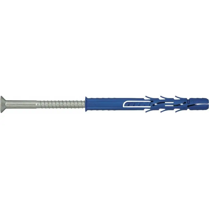 25 Chevilles à frapper 10×140 mm pour matériaux creux – Nylon tête fraisée – RAWL